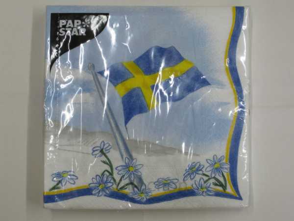 Serviette »Schweden« kaufen | im Online-Shop von Papier & Party